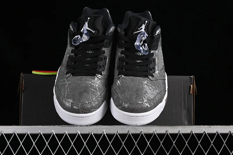 All categories Air Jordan Jordan series basketball shoes Air Jordan 5 Air Jordan 5 Low Premium "ASG" AJ5 Joe 5 gray and silver color low-top basketball shoes 819951-003